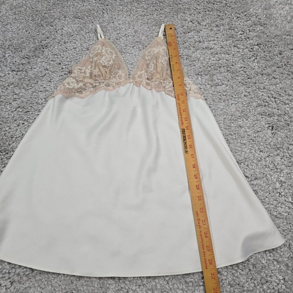 Flora Nikrooz Babydoll Top Womens Small Floral Mesh Satin Y2K Fairy Feminine - Picture 12 of 13